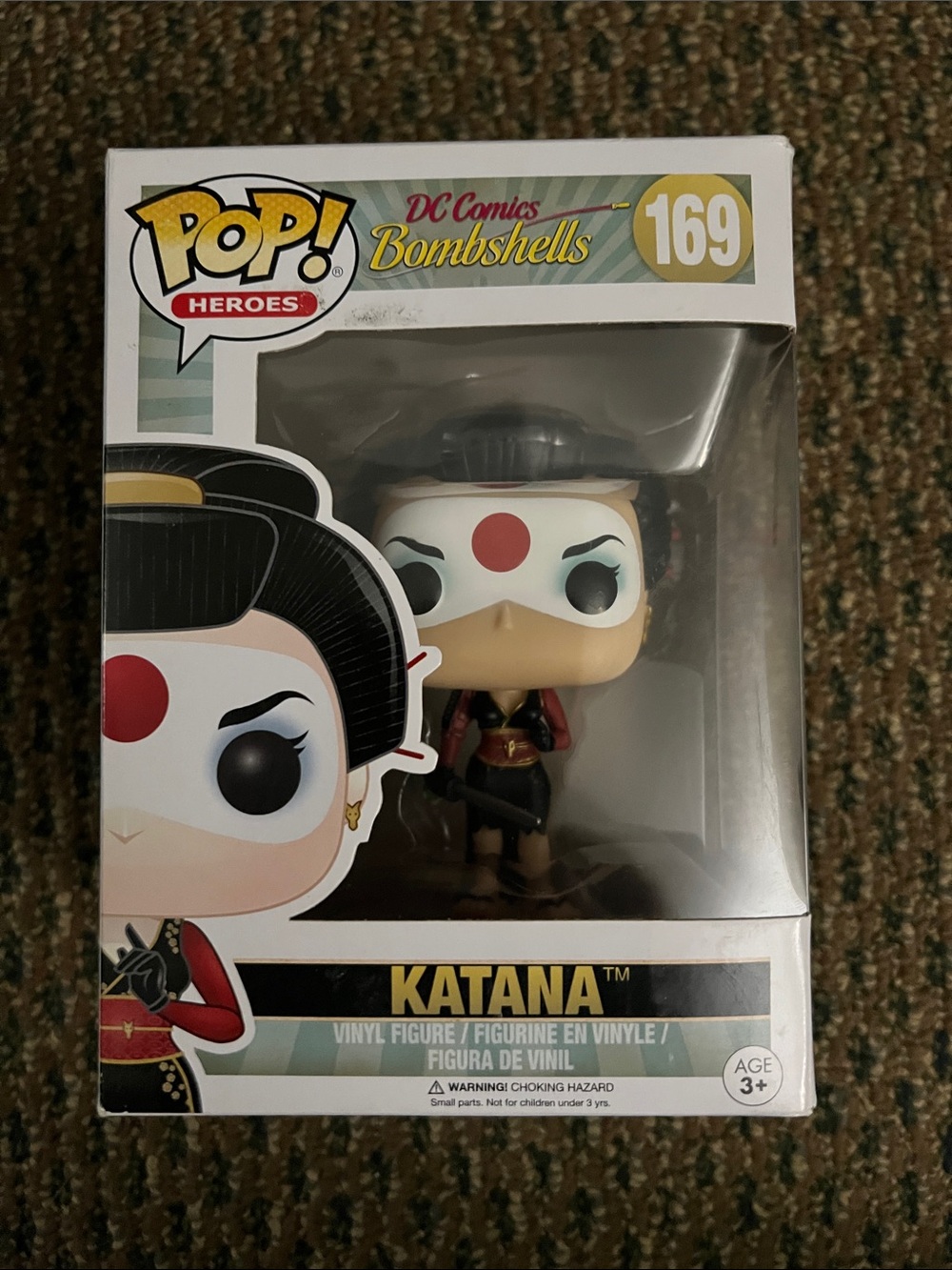 Funko Pop! Katana Bombshells Figure - Black, Red, White